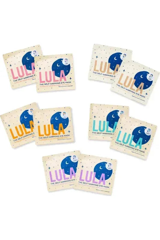 Mixed Box of 10 Self-Warming Eye Masks Eye Masks Lula