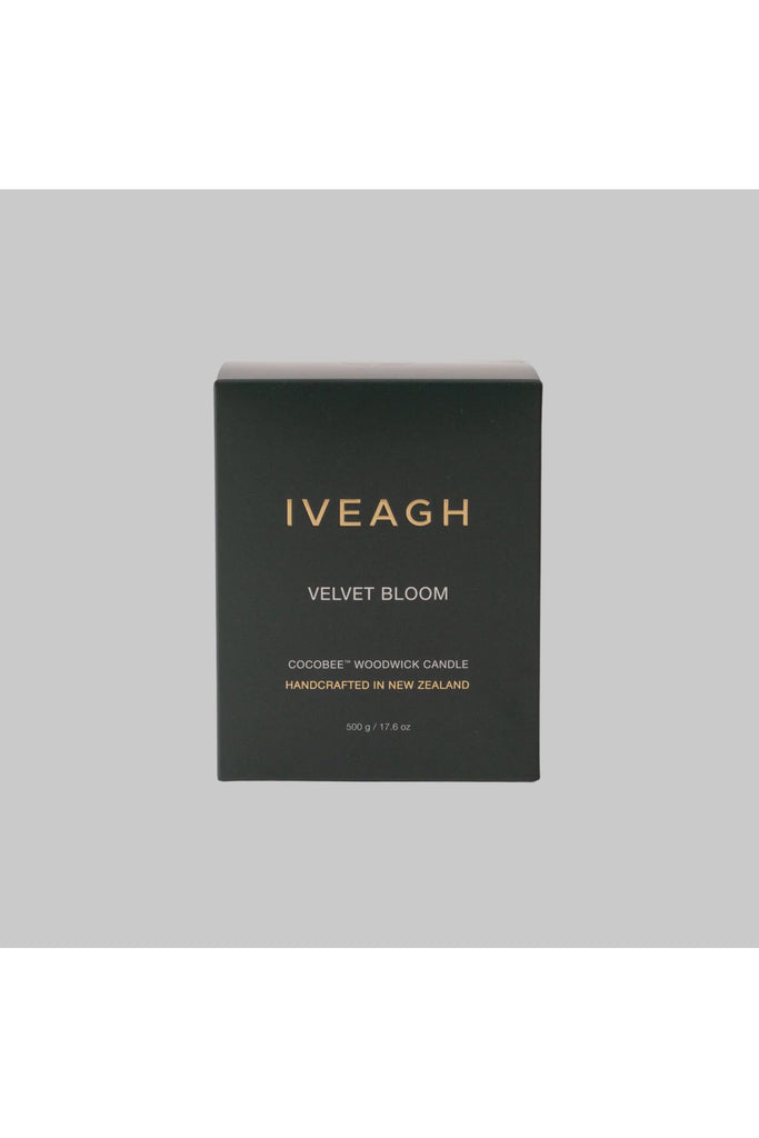 Cocobee Woodwick Candle | Velvet Bloom Candles Iveagh