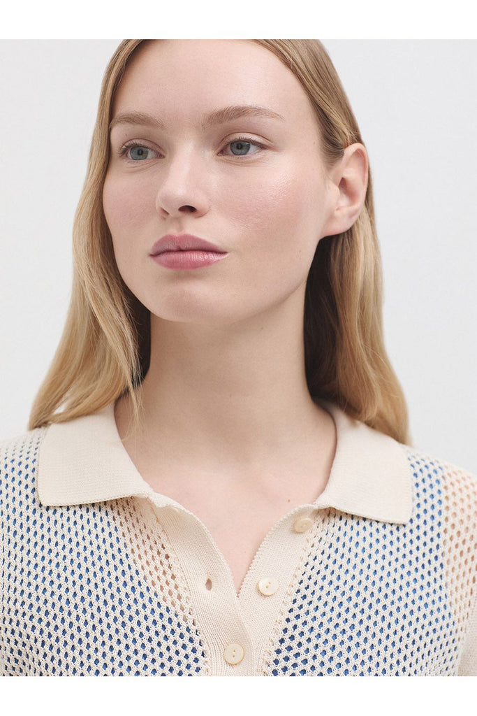 Nice Things Polo Shirt Ecru