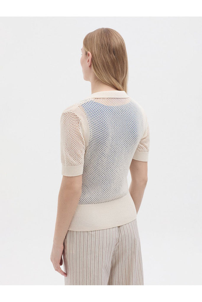 Nice Things Polo Shirt Ecru