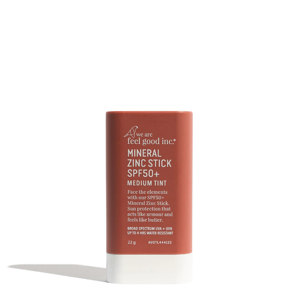 Mineral Zinc Stick SPF50+ | Medium Tint Sunscreen We Are Feel Good Inc.