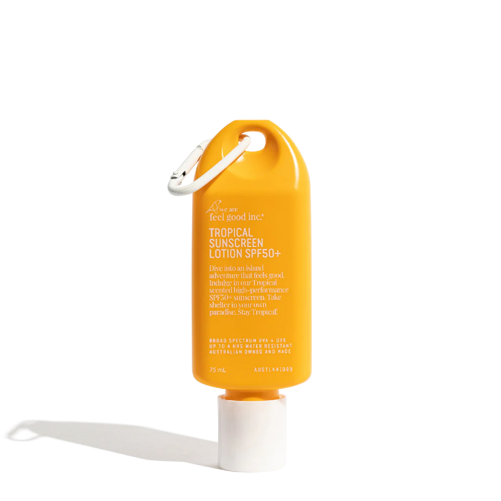 Tropical Sunscreen SPF50+ | Limited Edition Sunscreen 75ml Traveller We Are Feel Good Inc.