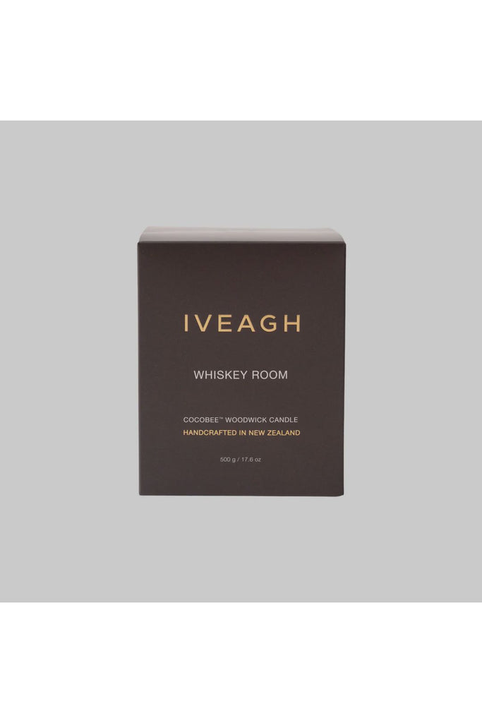 Cocobee Woodwick Candle | Whiskey Room Candles Iveagh