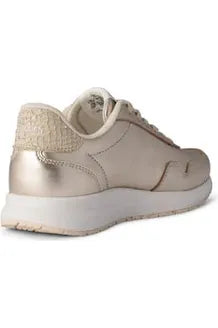 Woden Nora Sneaker Soft Natural Metallic Gold