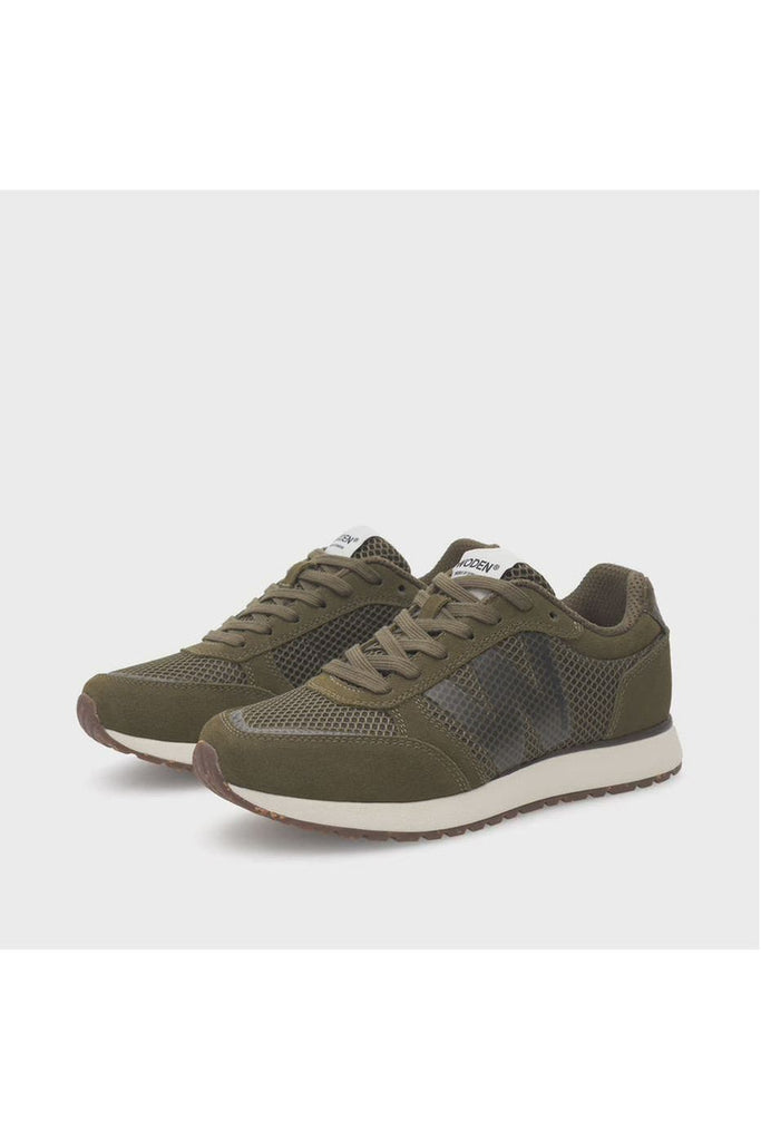 Woden Ronja Icon Sneakers Dark Olive