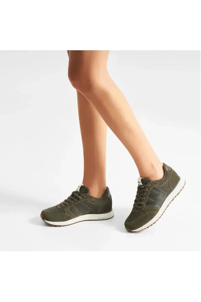 Woden Ronja Icon Sneakers Dark Olive