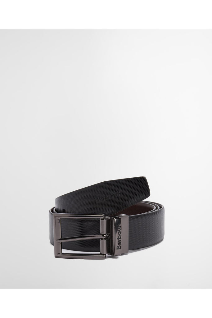 Westdale Reversible Leather Belt | Black + Coffee Mens Belts M,L Barbour