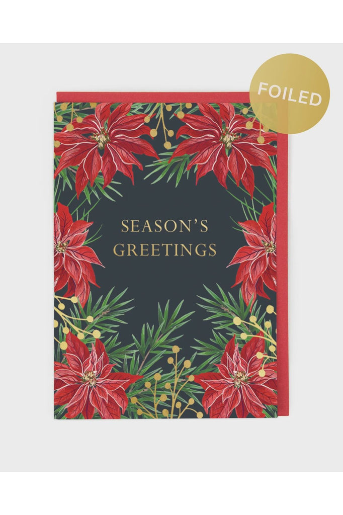 Greeting Card | Season's Greetings Christmas Greeting Cards Cath Tate Cards