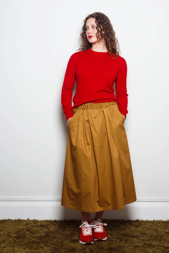 Dalston Kate Crew Sweater Fire Red