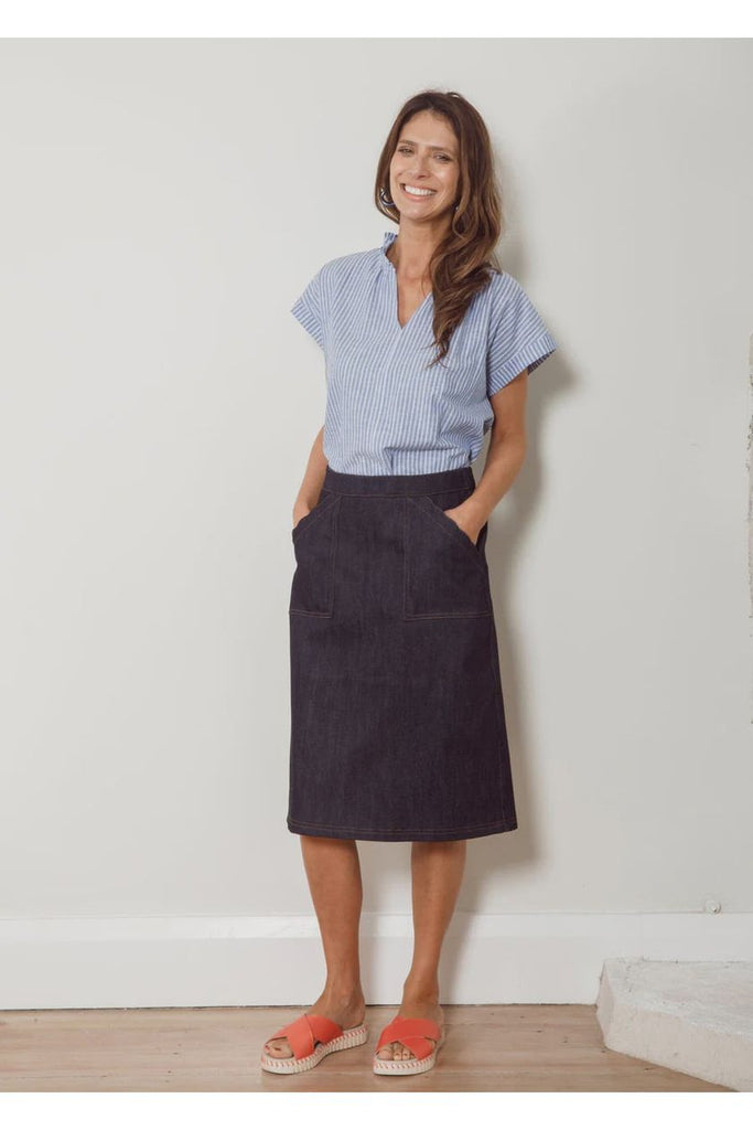 Dalston Sara Skirt Indigo Denim