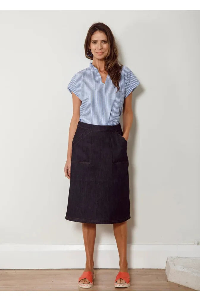 Dalston Sara Skirt Indigo Denim