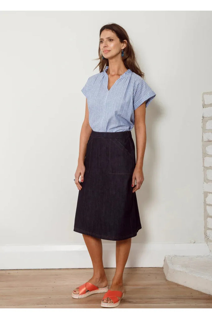 Dalston Sara Skirt Indigo Denim