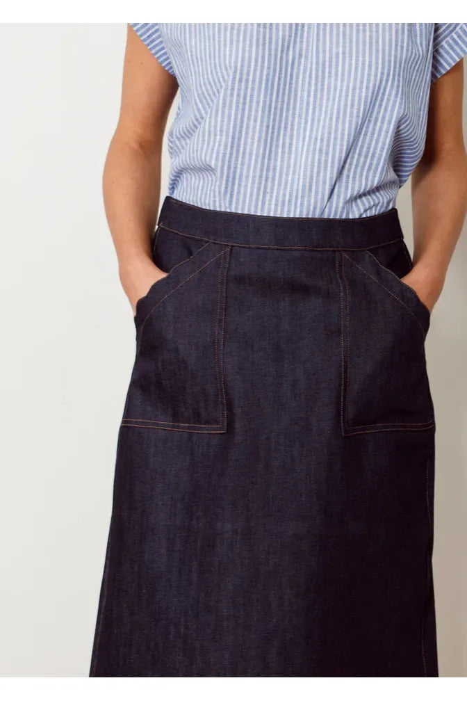 Dalston Sara Skirt Indigo Denim