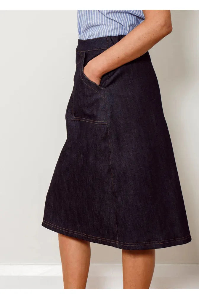 Dalston Sara Skirt Indigo Denim