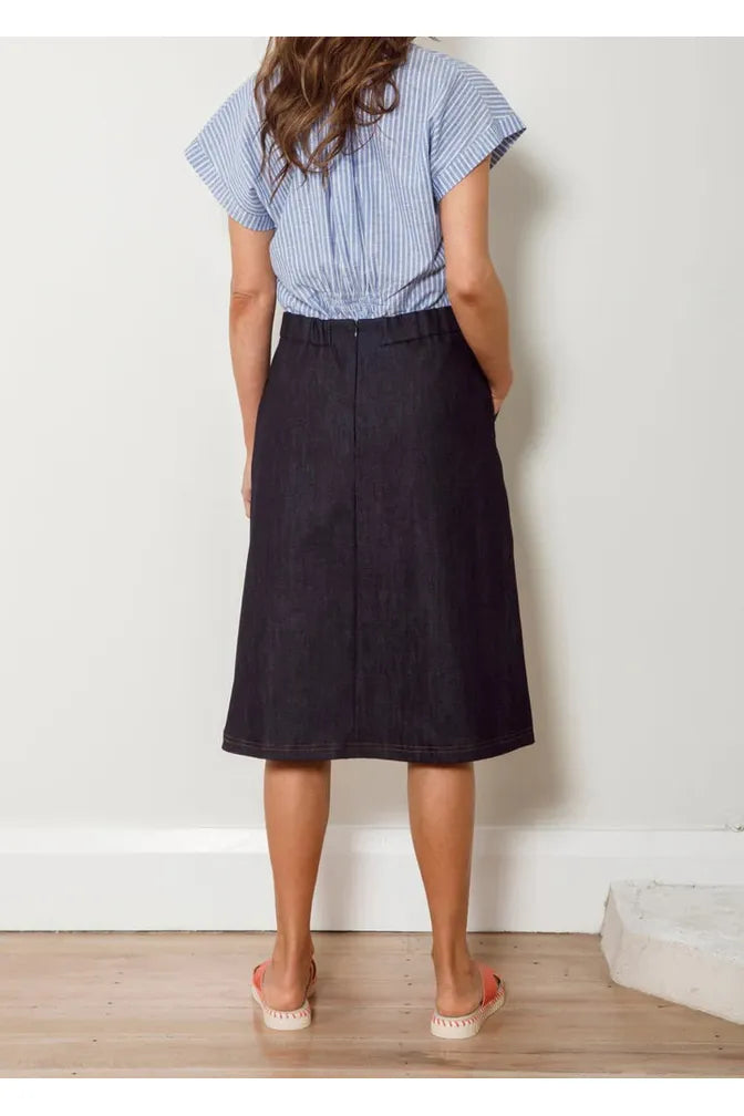 Dalston Sara Skirt Indigo Denim