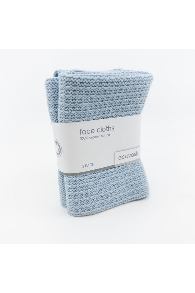 Face Cloth 2 Pack | Winter Sky Towels + Cloths ecovask