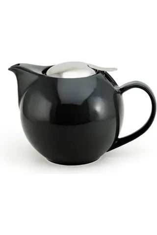 Classic Black Teapot | 1L Teapots + Infusers + Strainers Zero