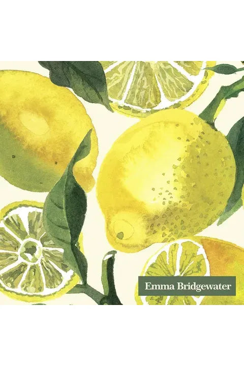 IHR Paper Cocktail Napkin featuring Emma Bridgewaters Lemons 