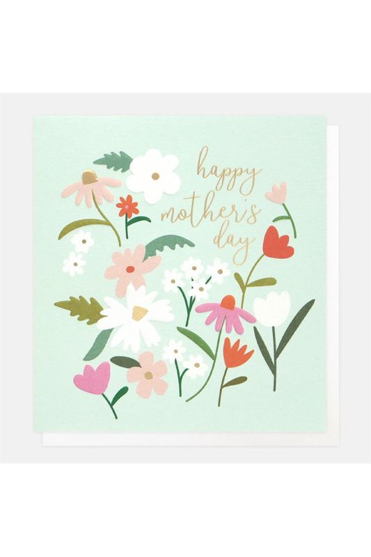Greeting Card | Happy Mother's Day Blue Mother's Day Greeting Card Caroline Gardner