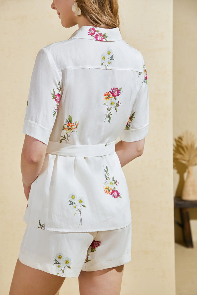 Olivia Floral Print Shirt Shirts 8,10,12,14 G.D.S.