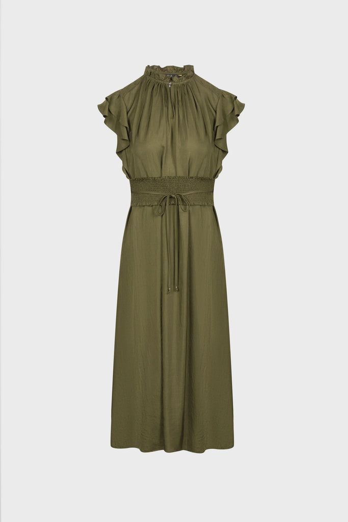 Sebastian Dress | Khaki Midi Dress 8,10,12,14 G.D.S.