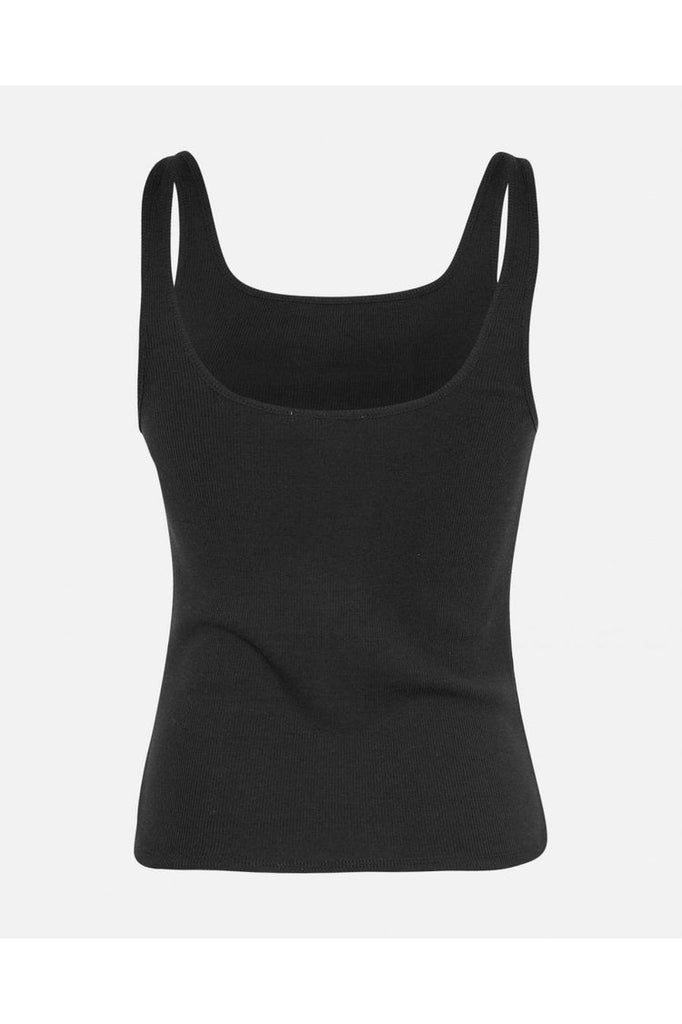 Betrina Rib Sleeveless Top | Black Tanks XS/S,S/M,M/L,L/XL MSCH Copenhagen