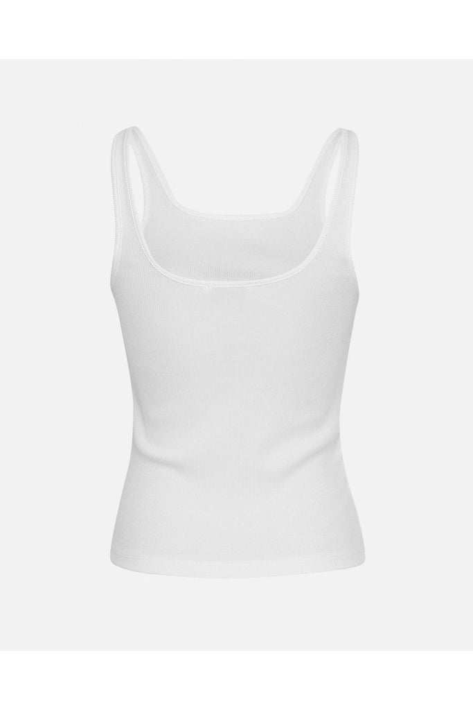 MSCH Copenhagen Betrina Rib Tank Singlet White