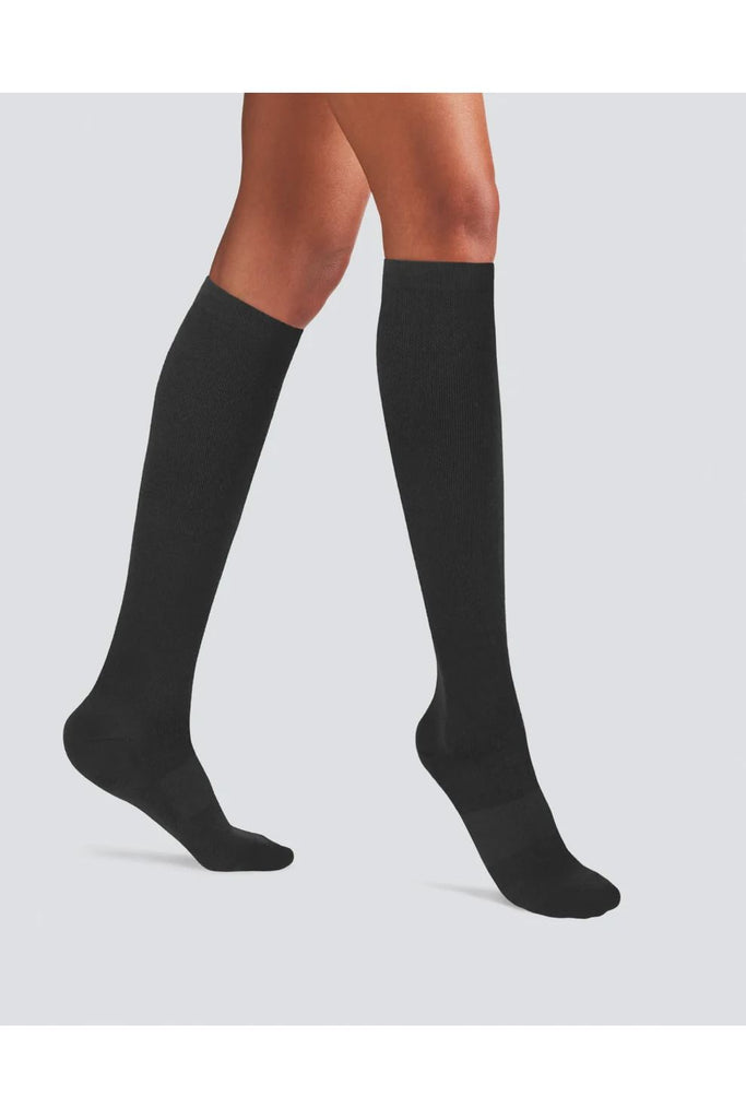 Bamboo Compression Socks | Black Eclipse | Large Travel Accessories Ostrichpillow