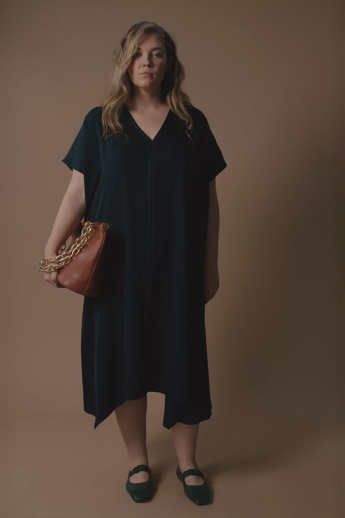 Elk hullu dress Navy