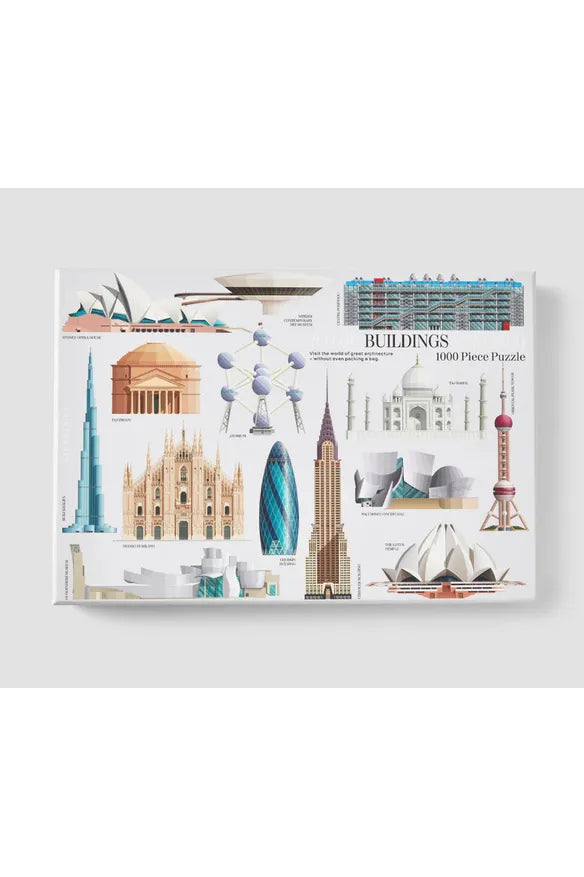 Iconic Buildings 1000 Piece Jigsaw Puzzle Puzzles Printworks