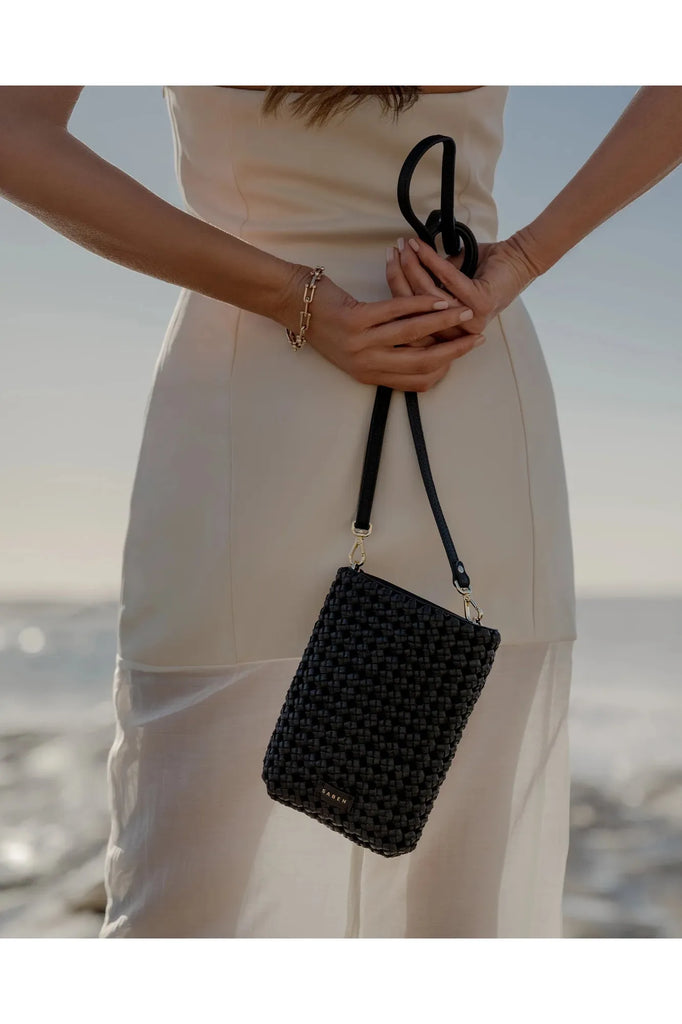 Saben SS24 x Marcia Leone Collab Braided Black Marcia Bag