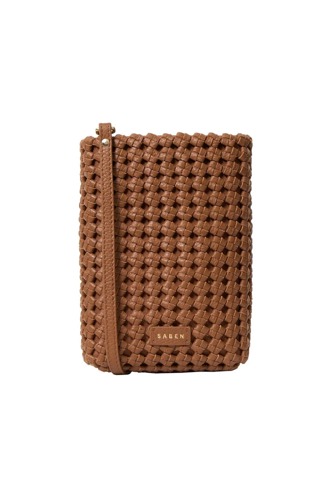 Saben SS24 x Marcia leone Collab Braided Tan Marcia Bag