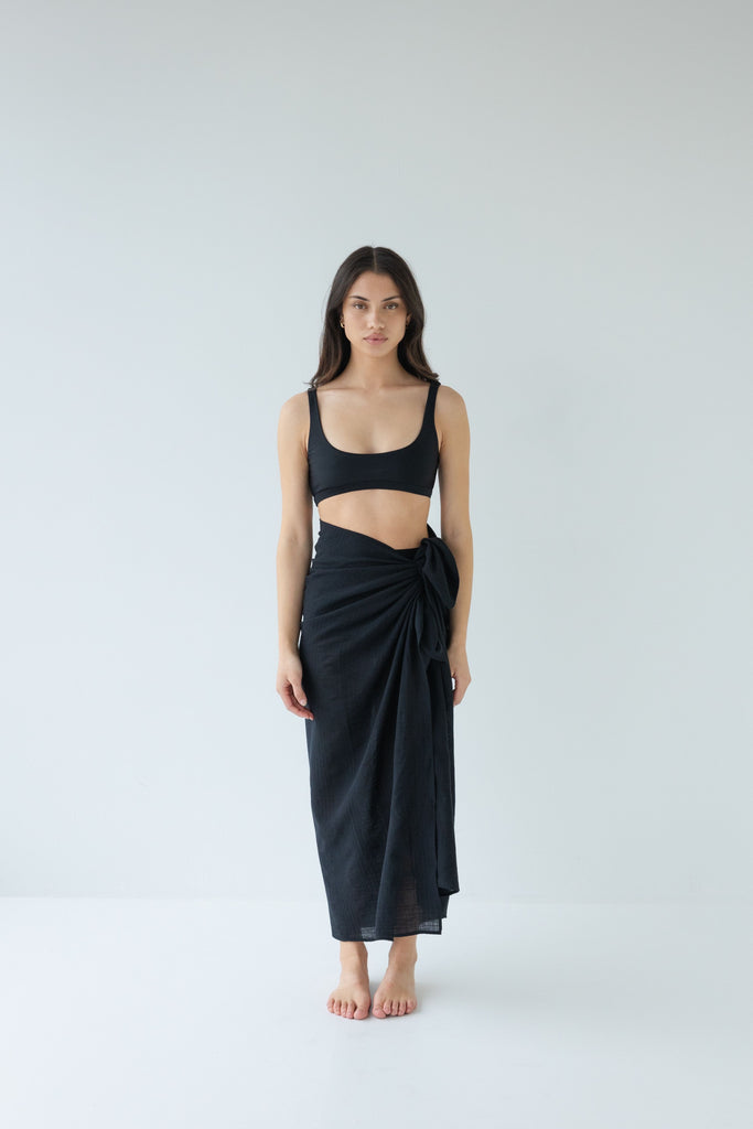 Sarong | Black Check Sarongs S O P H IE