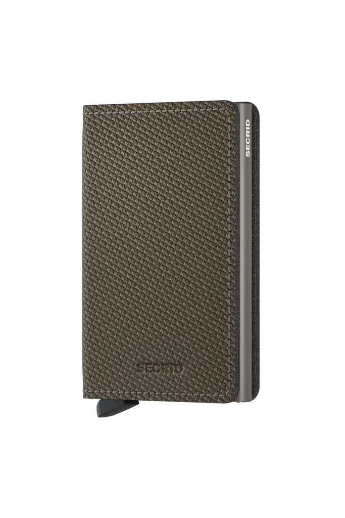 Slimwallet | Carbon | Khaki Mens Wallets Secrid