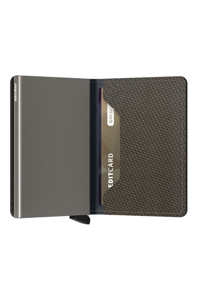 Slimwallet | Carbon | Khaki Mens Wallets Secrid