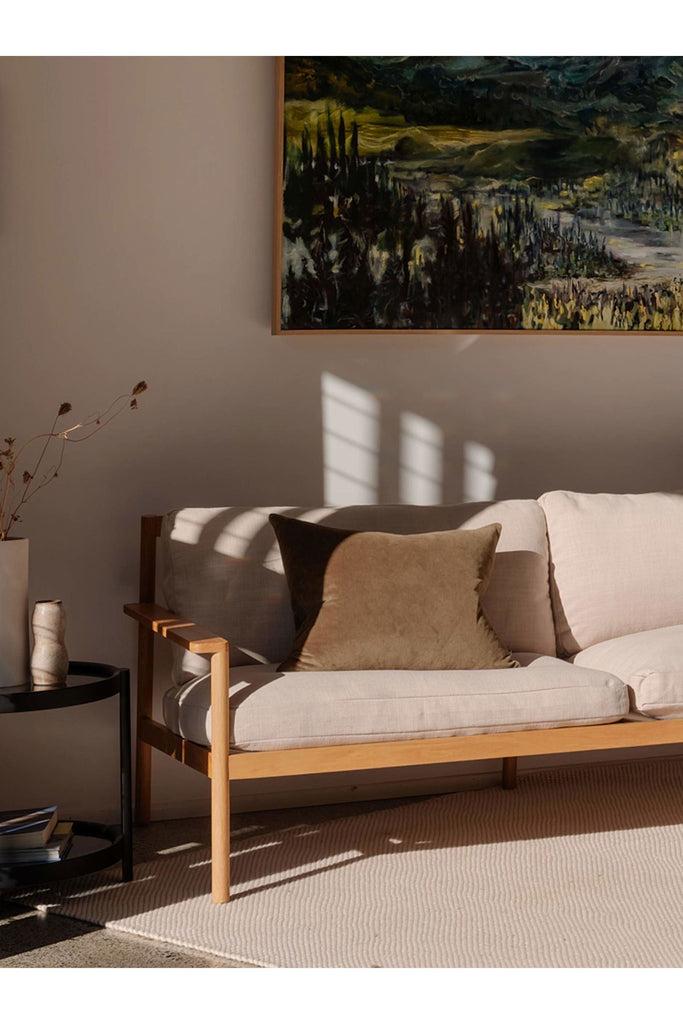 Velvet Cushion | Caper Cushions Citta