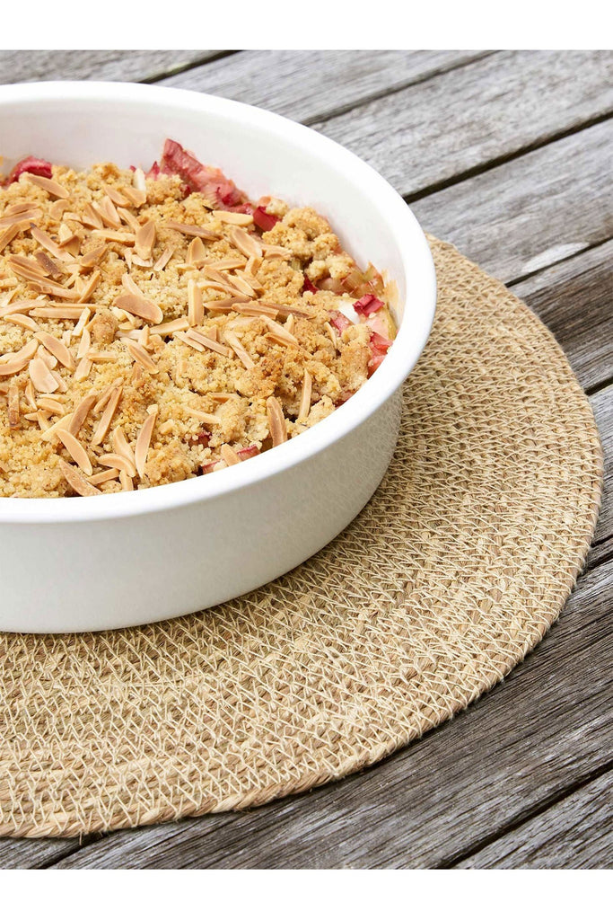 Natural Woven Placemat Coasters + Placemats Citta Essentials