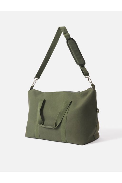 Canvas Weekender Bag | Olive Travel + Weekender Bags Citta Essentials