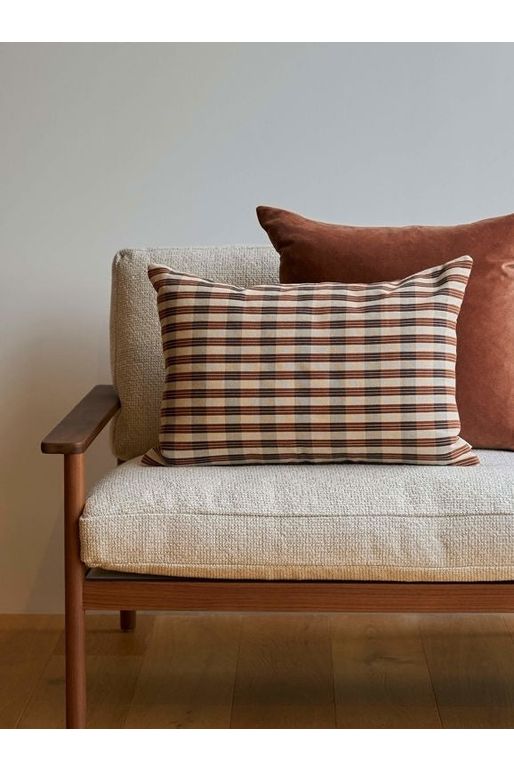 Folio Cushion | Russett/Mulberry Cushions Citta