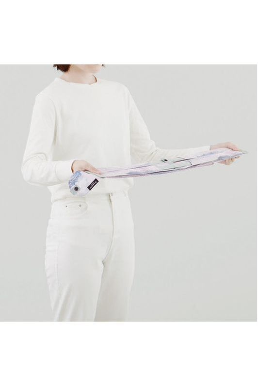 Recycled | Imaginary Island Compact M Foldable Shopping Bag | Seasonal Collection | Cape Point Reusable Bags Shupatto