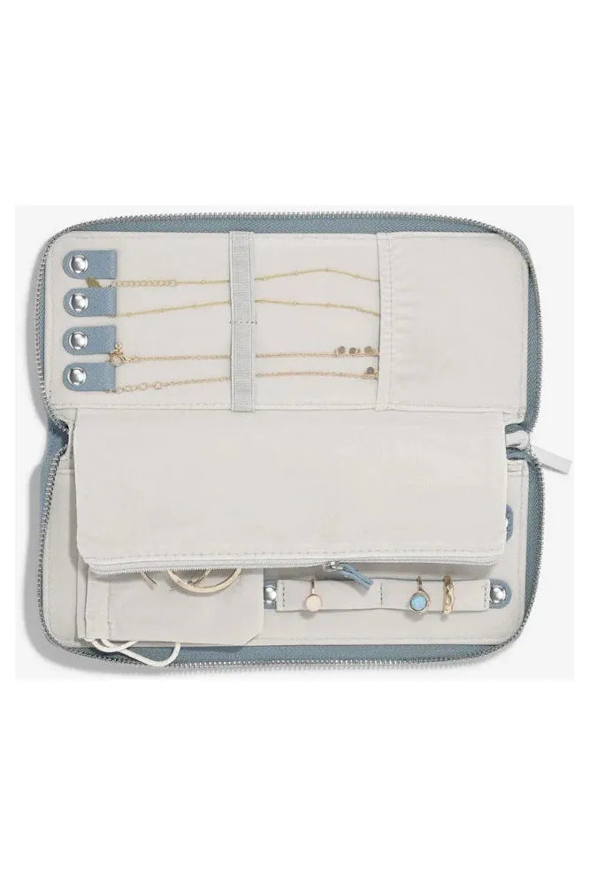 Stackers Jewellery Wallet Dusky Blue