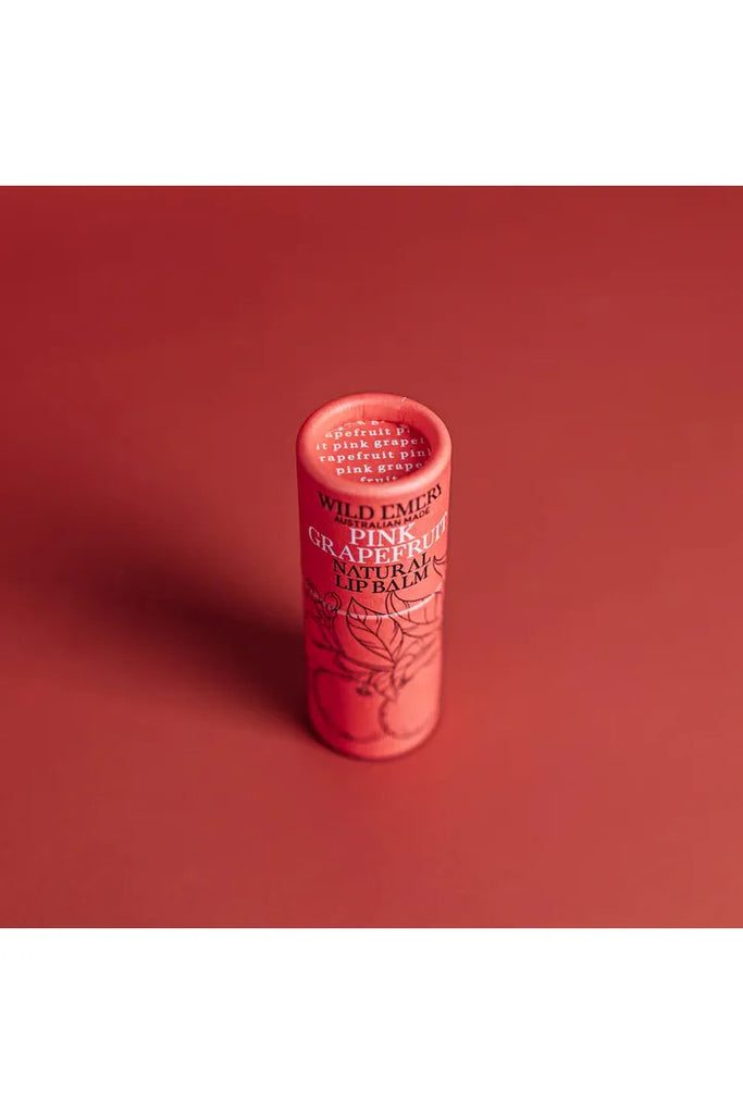 Pink Grapefruit Natural Lip Balm Skincare Wild Emery