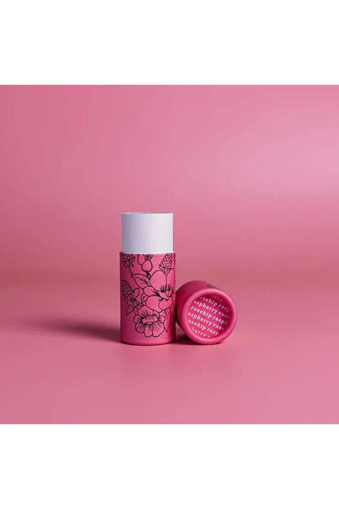 Raspberry & Rosehip Natural Lip Balm Skincare Wild Emery