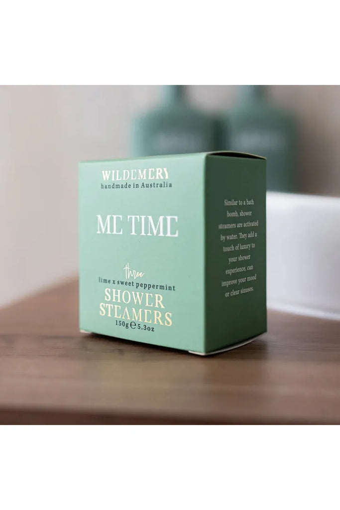 Me Time Shower Steamer | 3 Pack Bath Treats Wild Emery