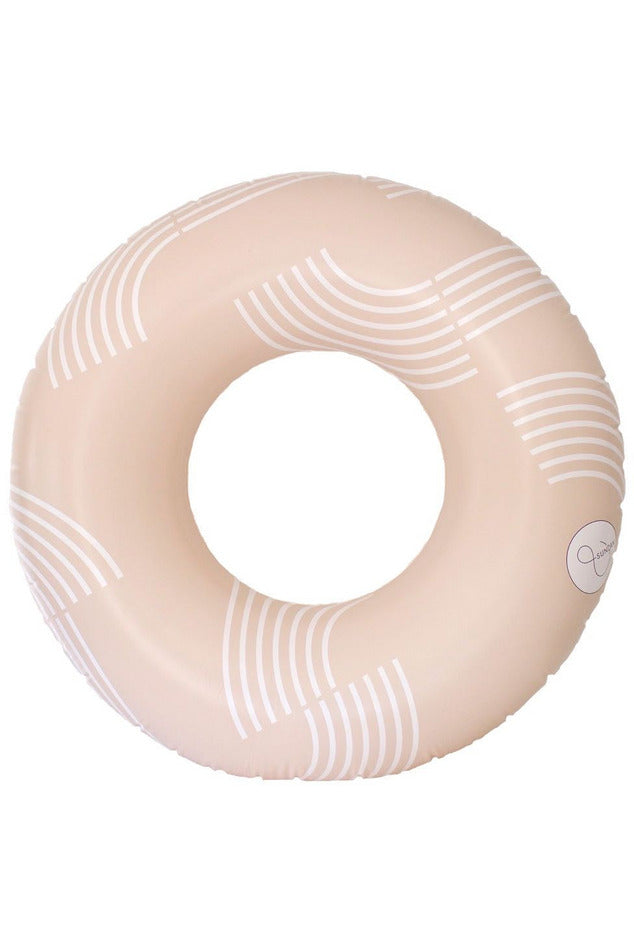 Curves Peach Oversized Pool Ring Inflatable Pools + Pool Rings + Floats & Sunday