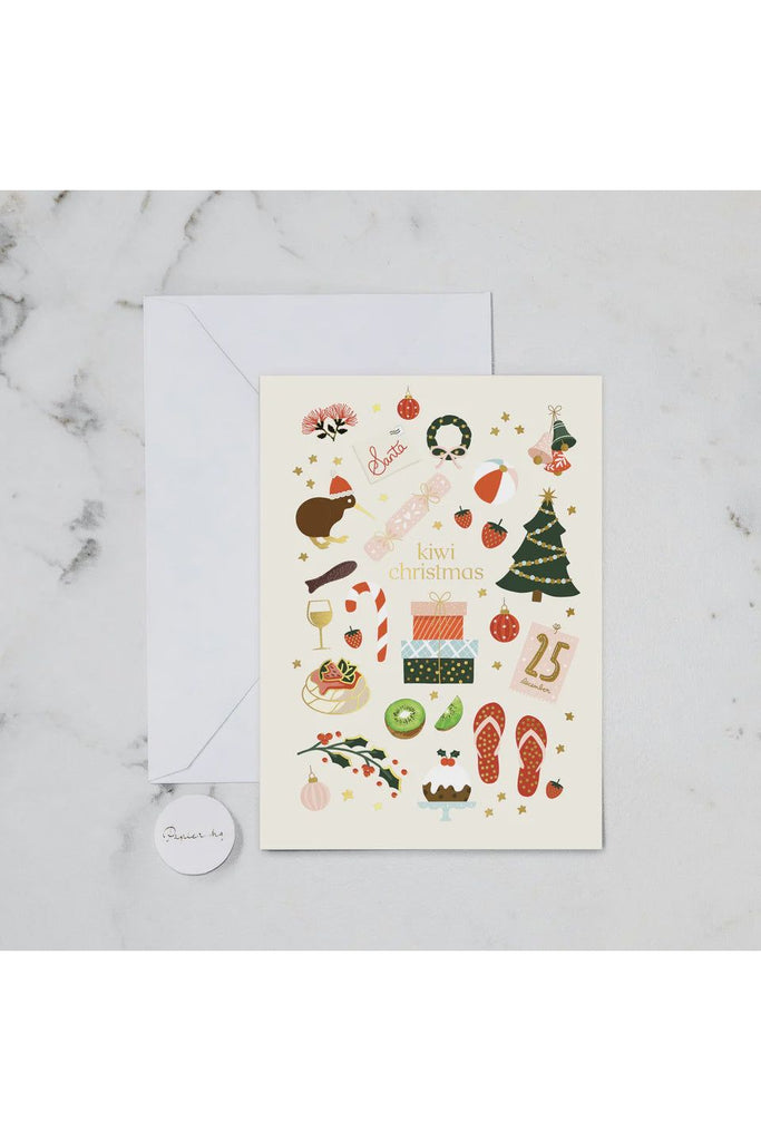 Papier HQ Greeting Card Kiwi Christmas