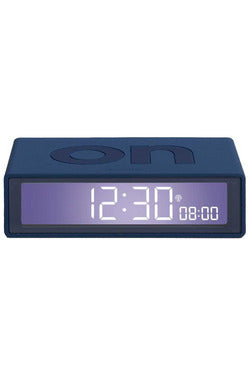 Flip LCD Alarm Clock | 5 Colours Alarm Clocks Dark Blue Lexon