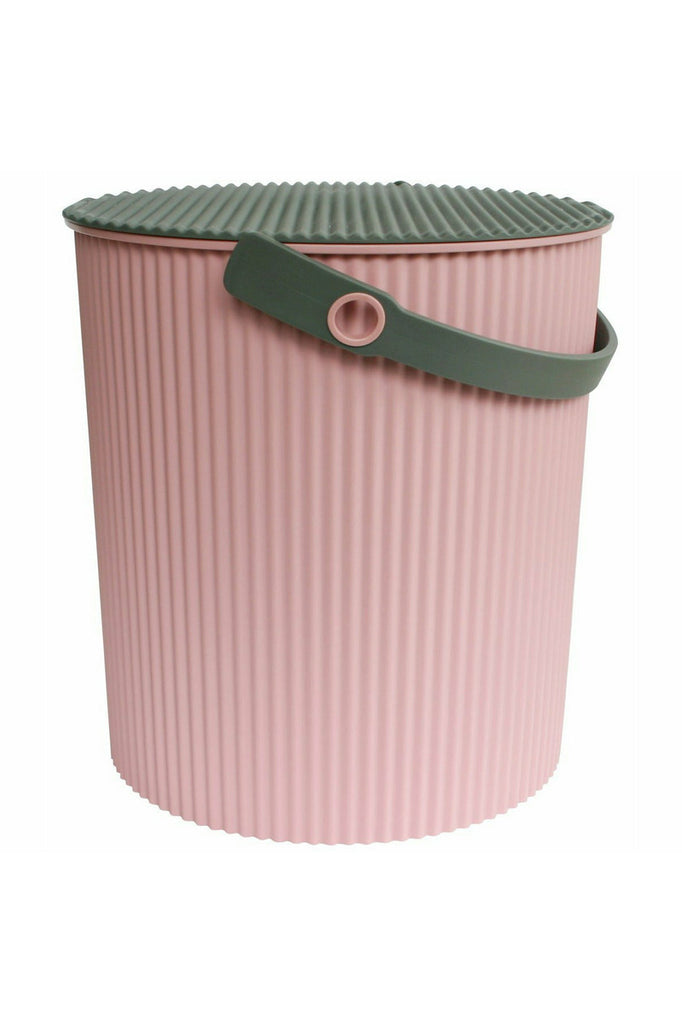 Omnioutil Storage Bucket w Lid - Pink w Grey Lid - 3 Sizes Storage Buckets 20L Hachiman