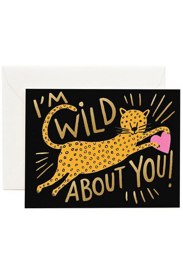 Greeting Card | Wild About You Love + Friendship Greeting Card Rifle Paper