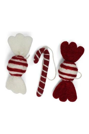 Mixed Candy | Set of 3 Christmas Decorations Gry & Sif